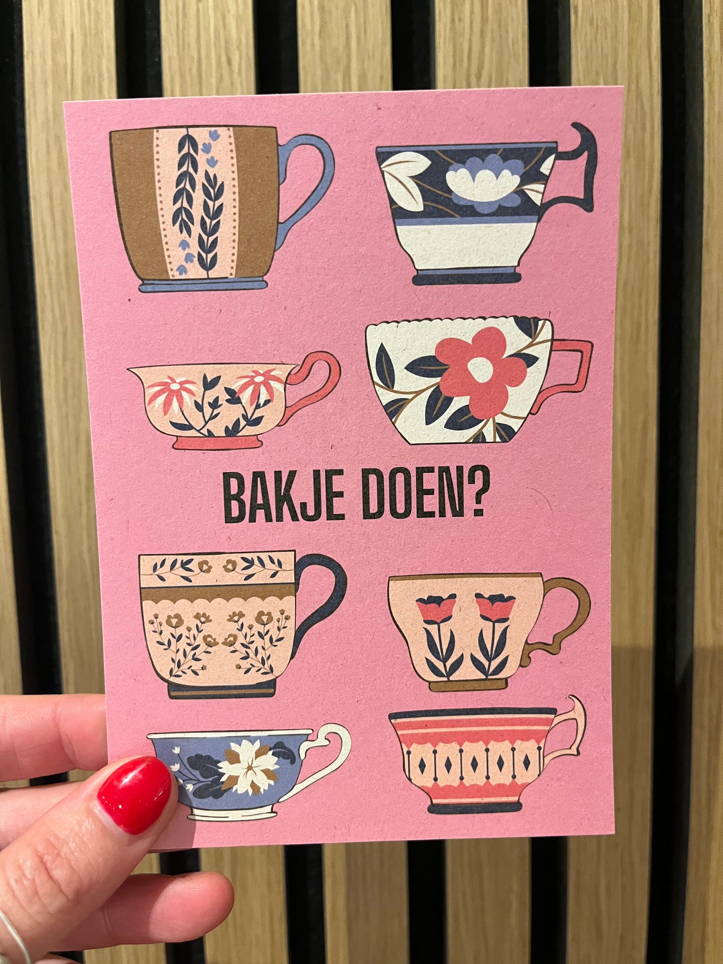 Kaart Bakje doen - De Bakker