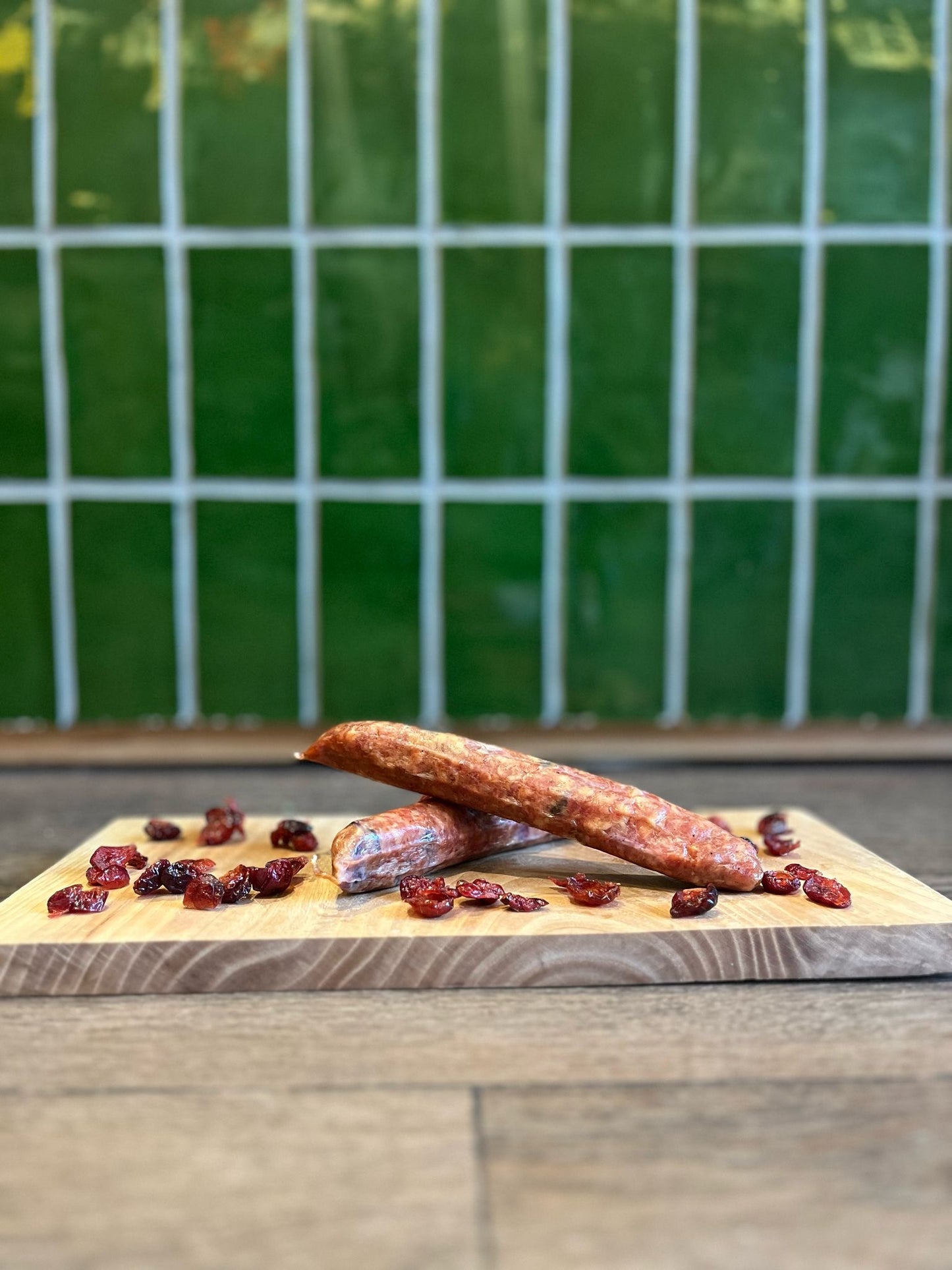Cranberry worst van slagerij Schaafsma