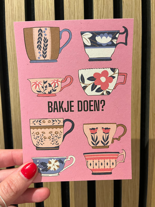 Kaart Bakje doen - De Bakker