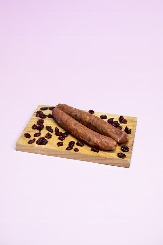 Cranberry worst van slagerij Schaafsma