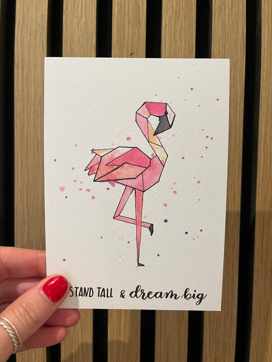 Kaart Flamingo - Linda Koster